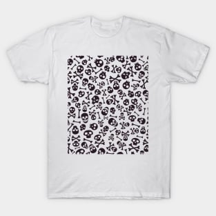 Halloween Skull Pattern T-Shirt